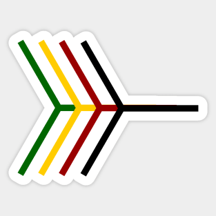 Rasta. raggae, rastafari - Rasta Colors Sticker